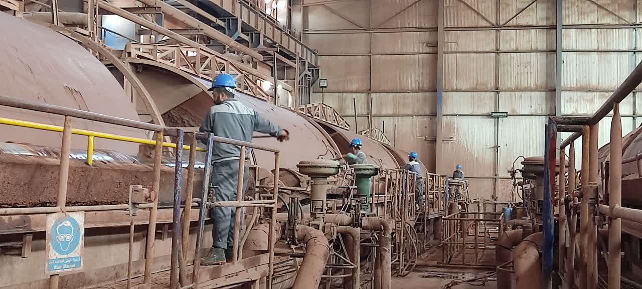 ثبت رکورد جدید در هندلینگ گل باطله شرکت آلومینای ایران