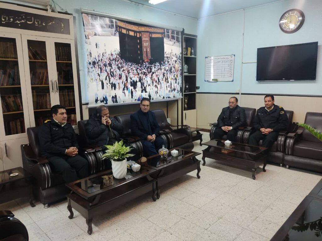 دیدار دکتر بادکوبه با جناب سرهنگ طاهری فرماندهی جدید انتظامی شهرستان جاجرم