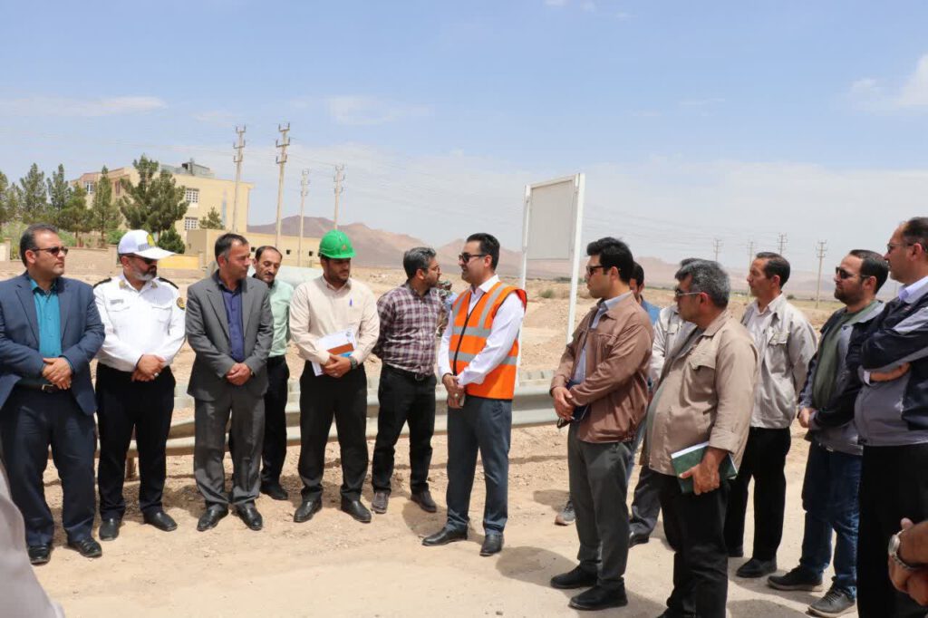 نصب نیوجرسی مسیر جاجرم به شرکت آلومینای ایران