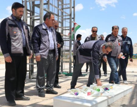 گل افشانی مزار شهدا (2)